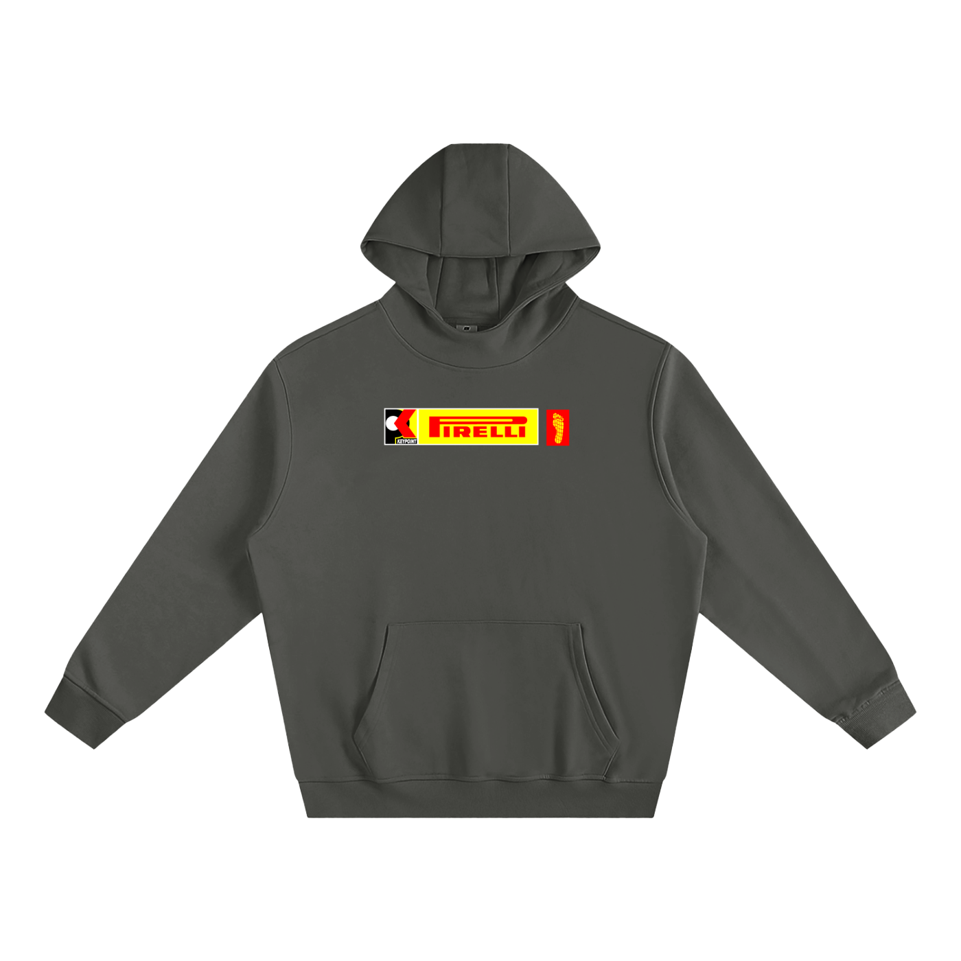“TRED” Fleeced High Neck Hoodie