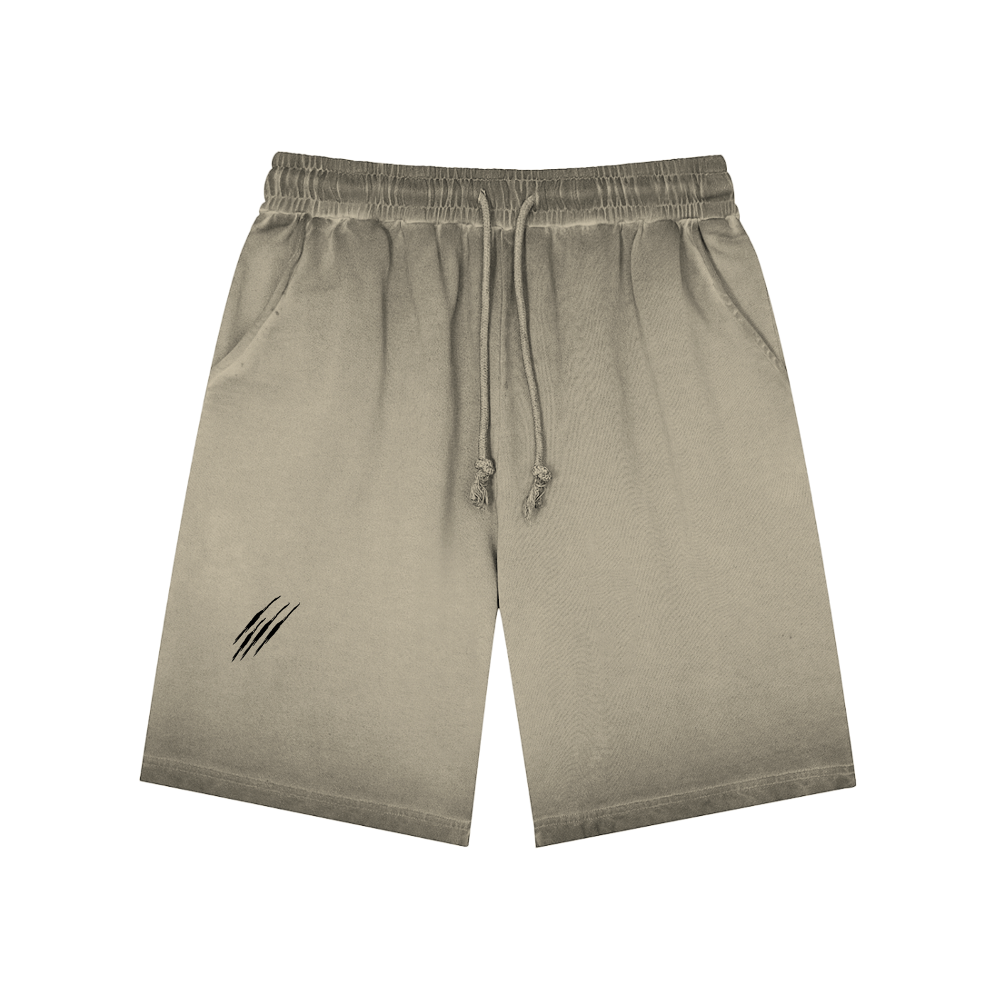 "Scratched" Reverse Dyed Shorts