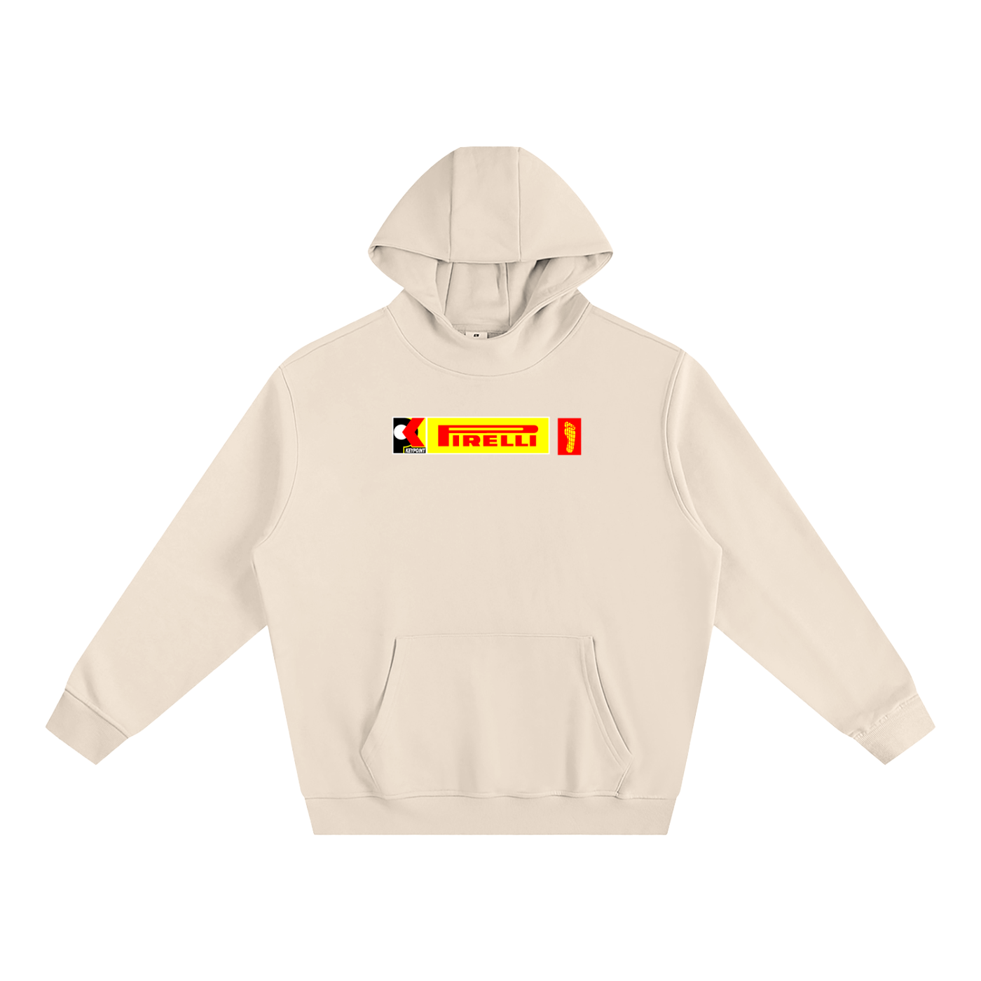 “TRED” Fleeced High Neck Hoodie