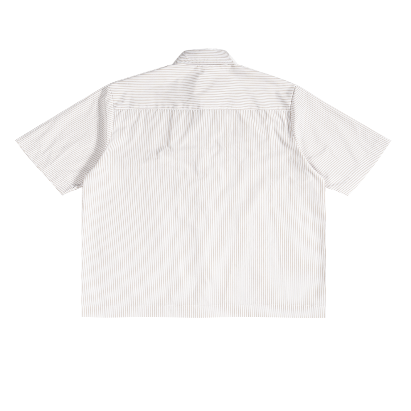 Tops,unisex,button up,collared,short sleeve,striped
