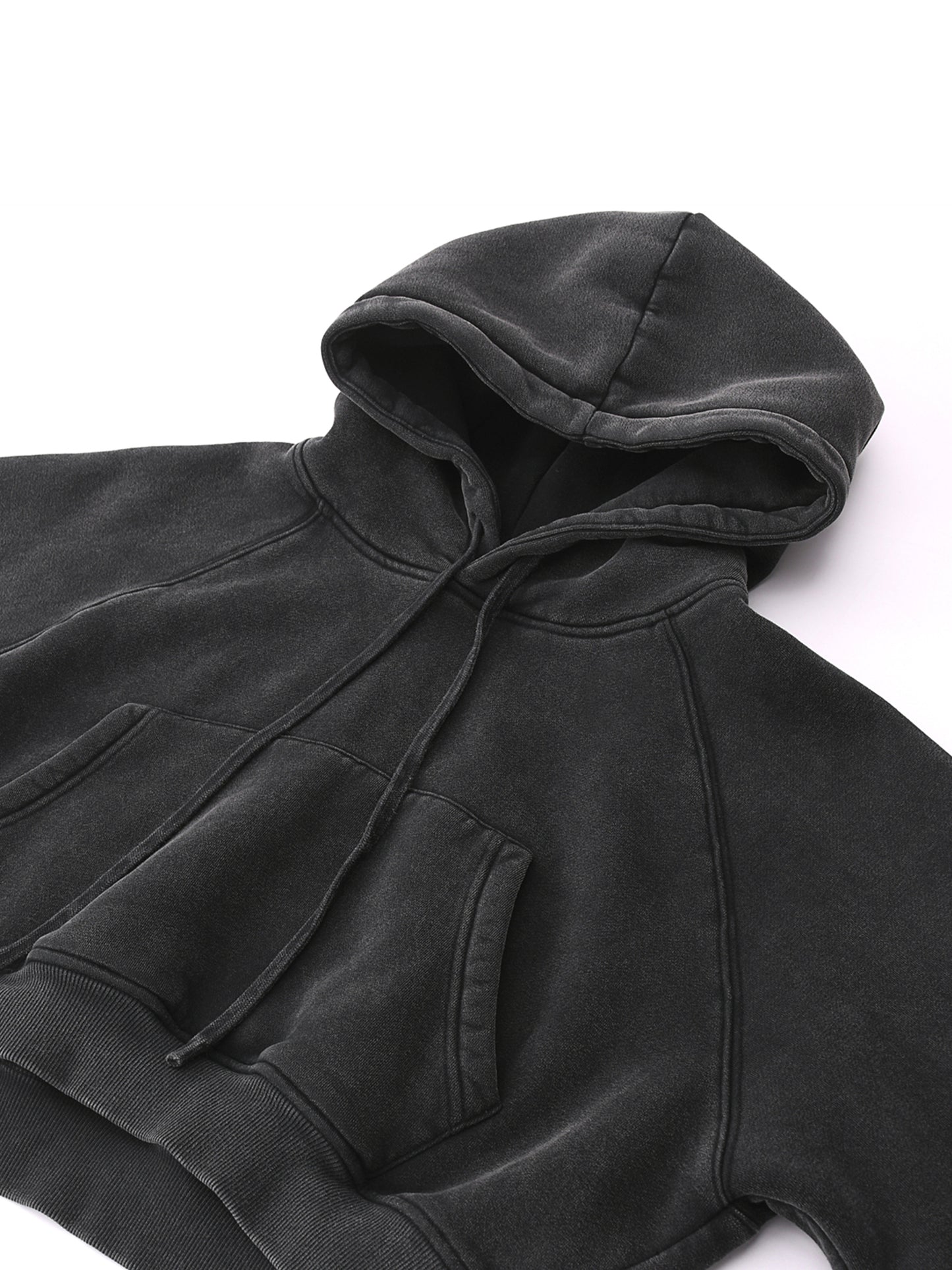 “LB GLOBAL” Cropped Hoodie