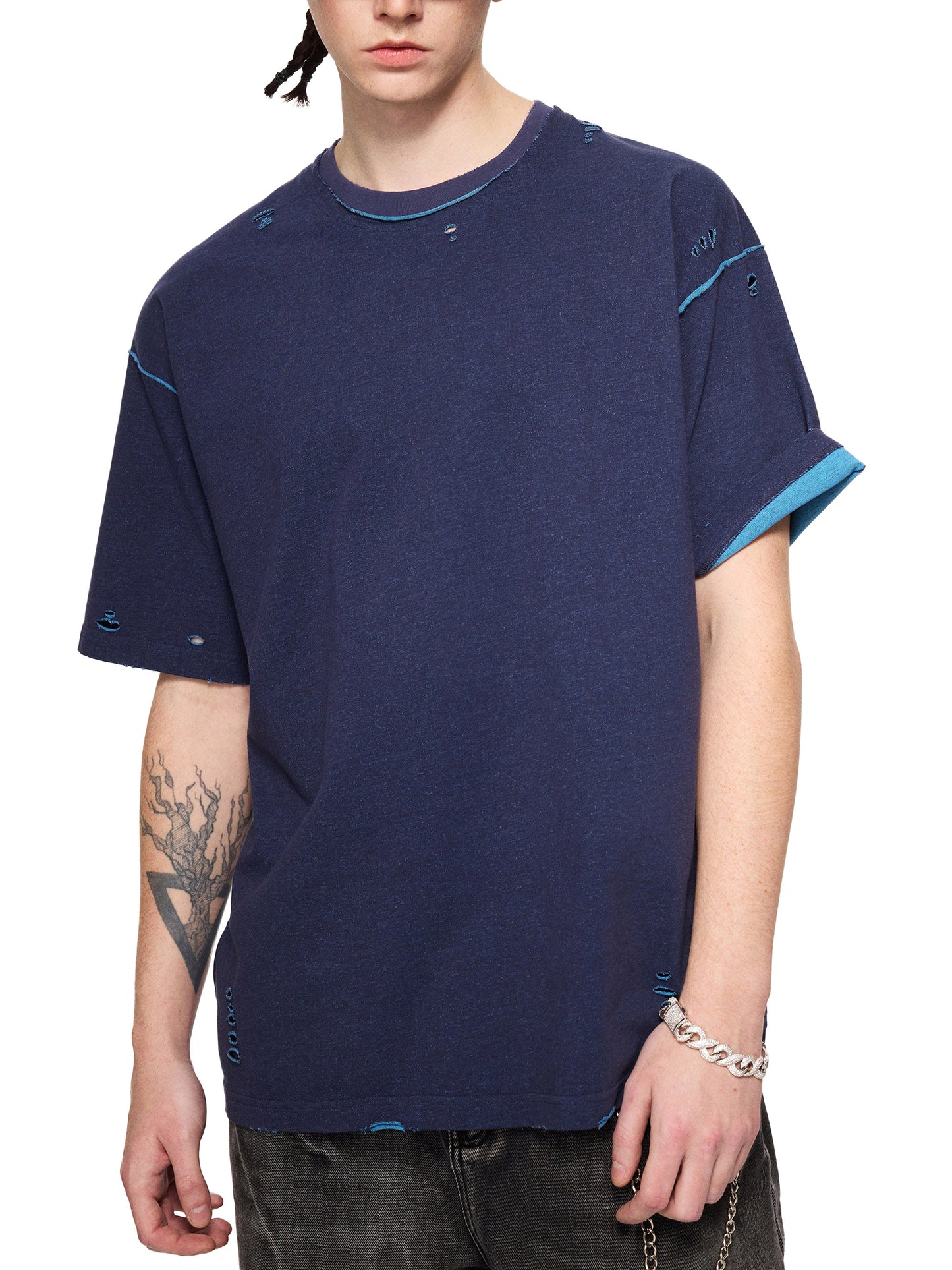 Shirts,Signature,Hand Frayed