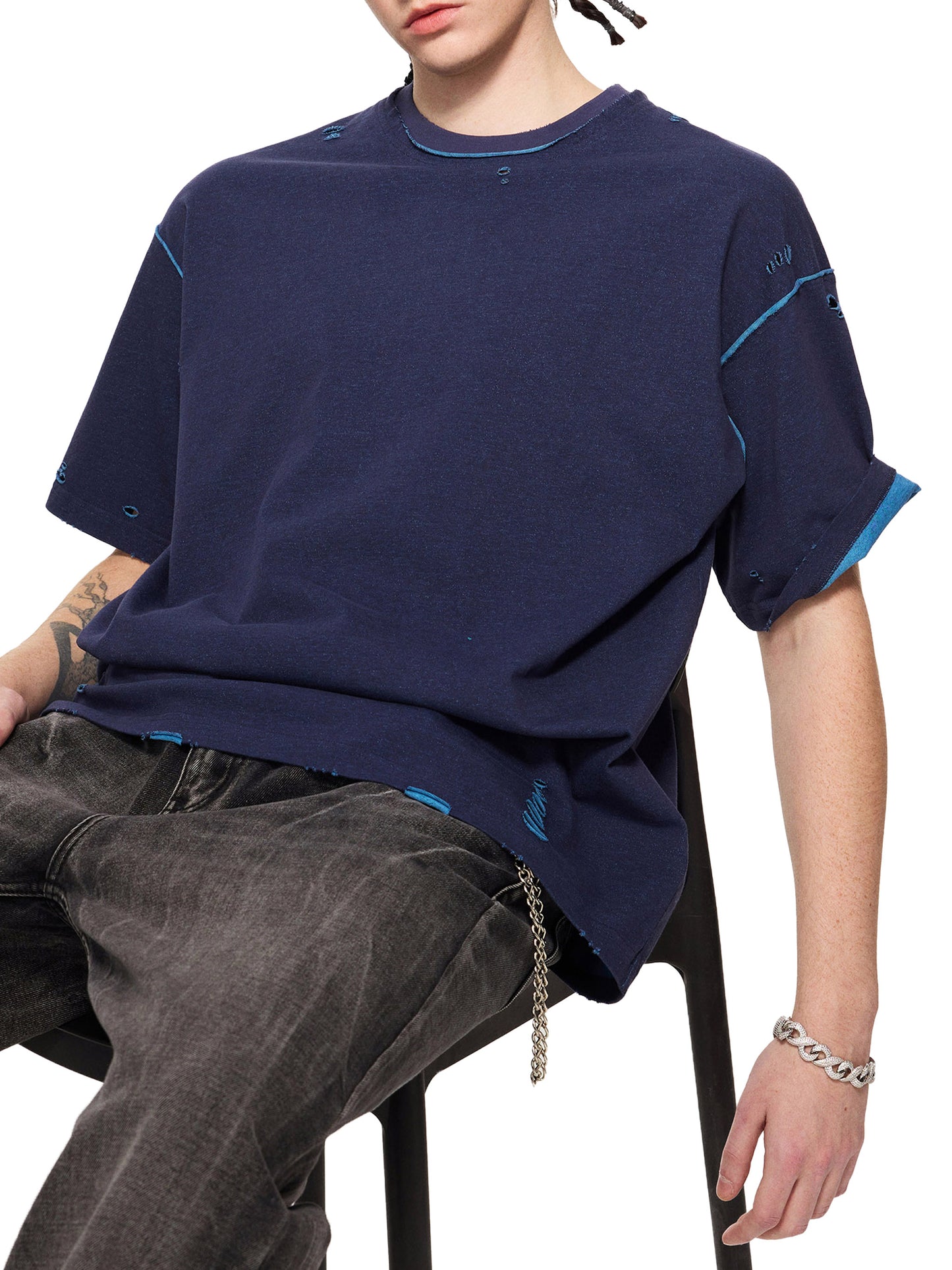 Shirts,Signature,Hand Frayed