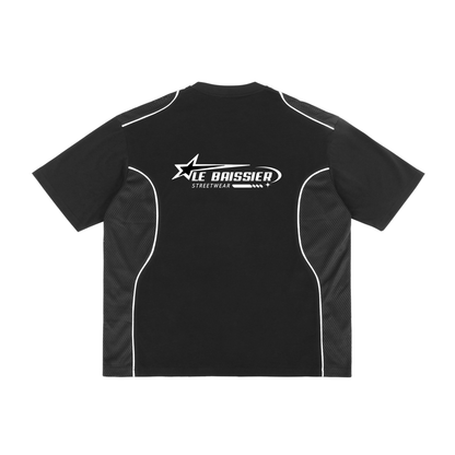 "LB Star" Piped Panel T-Shirt