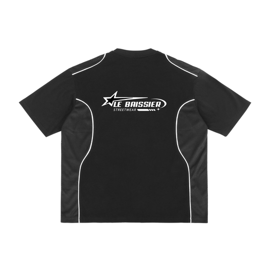 "LB Star" Piped Panel T-Shirt