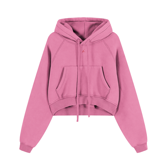 “LB GLOBAL” Cropped Hoodie