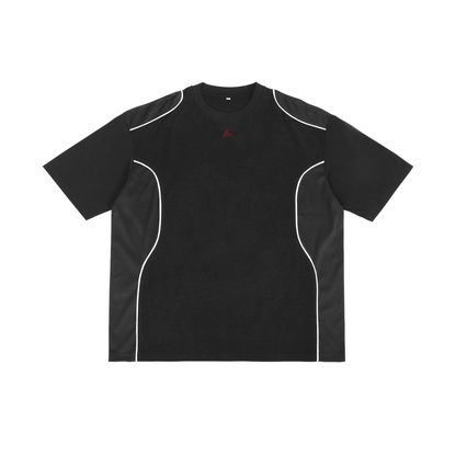 "LB Star" Piped Panel T-Shirt
