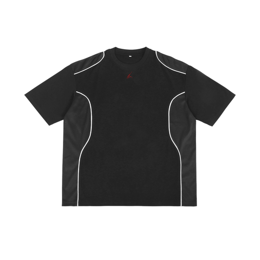 "LB Star" Piped Panel T-Shirt