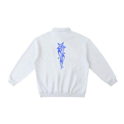 Heavyweight Polo-Collar Sweatshirt