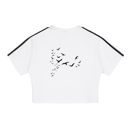 Taped Cooling Performance Crop Top