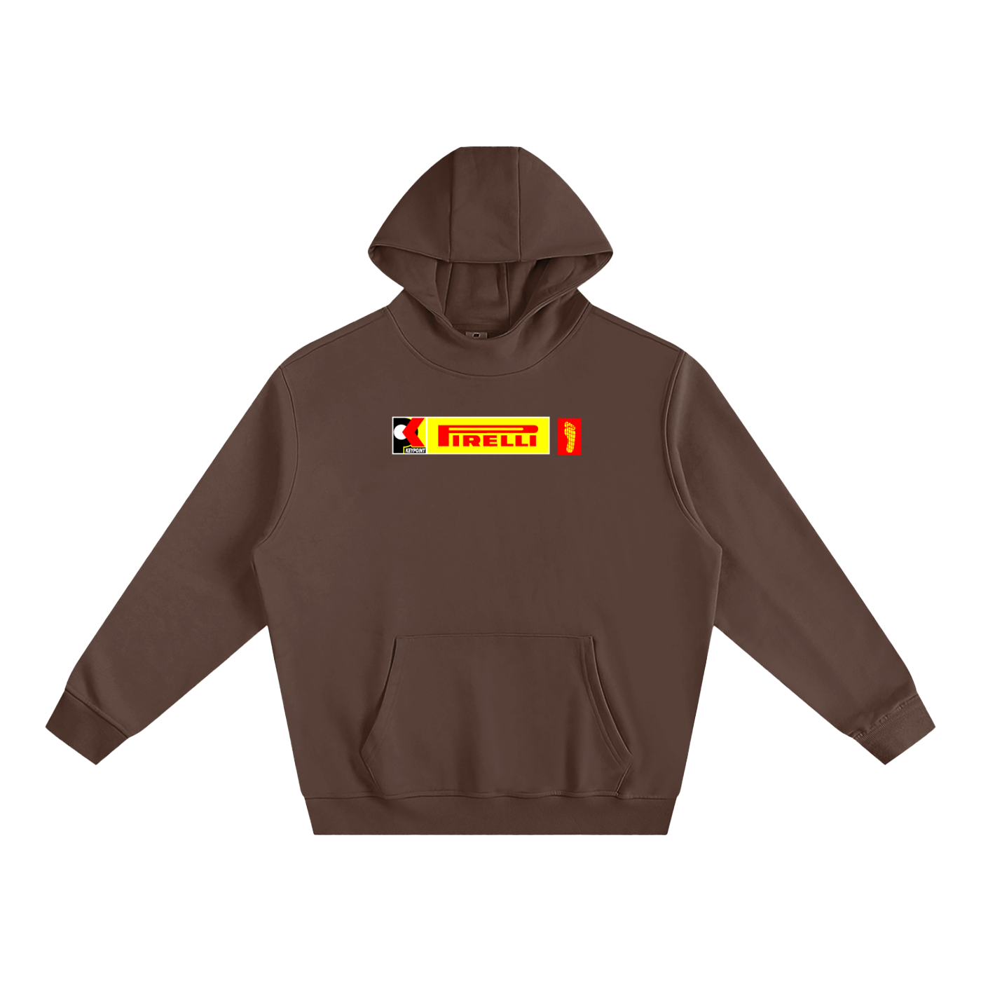 “TRED” Fleeced High Neck Hoodie