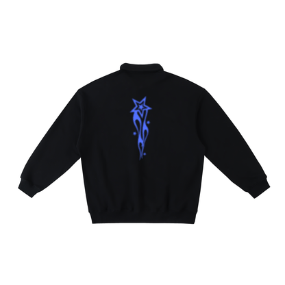 Heavyweight Polo-Collar Sweatshirt