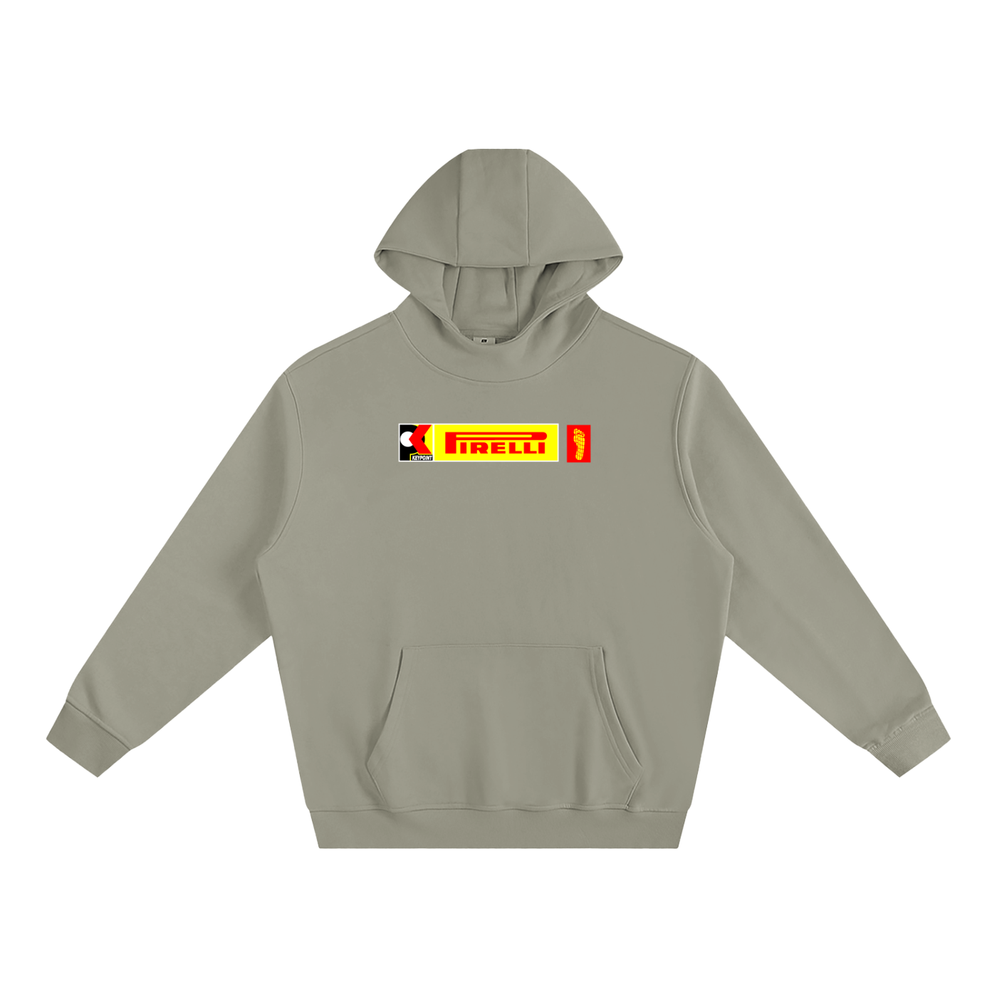 “TRED” Fleeced High Neck Hoodie