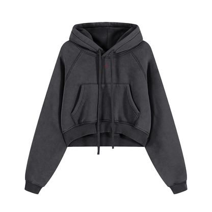 “LB GLOBAL” Cropped Hoodie