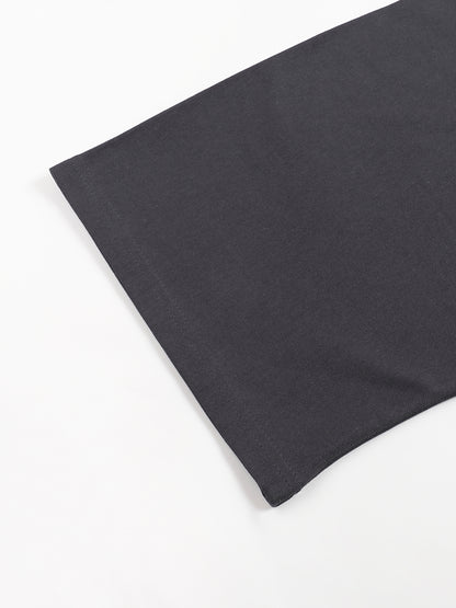 “Horses” Oversize One-piece Pattern Cut Boxy Tee