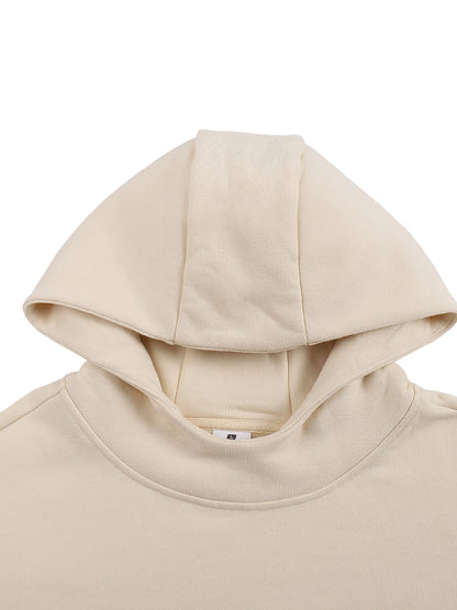 “TRED” Fleeced High Neck Hoodie