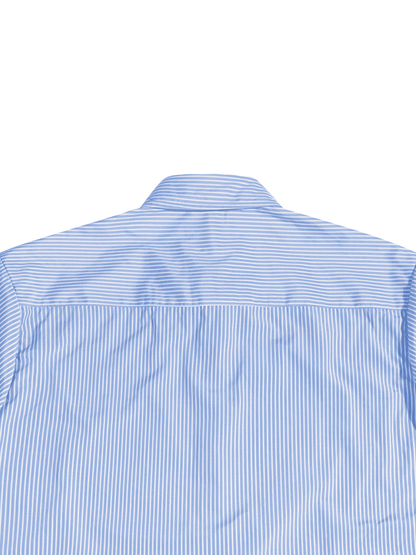 Tops,unisex,button up,collared,short sleeve,striped